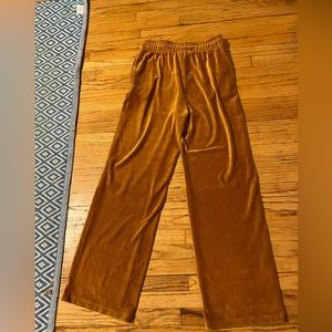 Juice Couture wide leg soft velvety pants size S